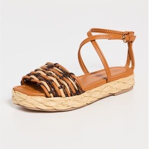 New Ulla Johnson Ada Woven Flatform size 8